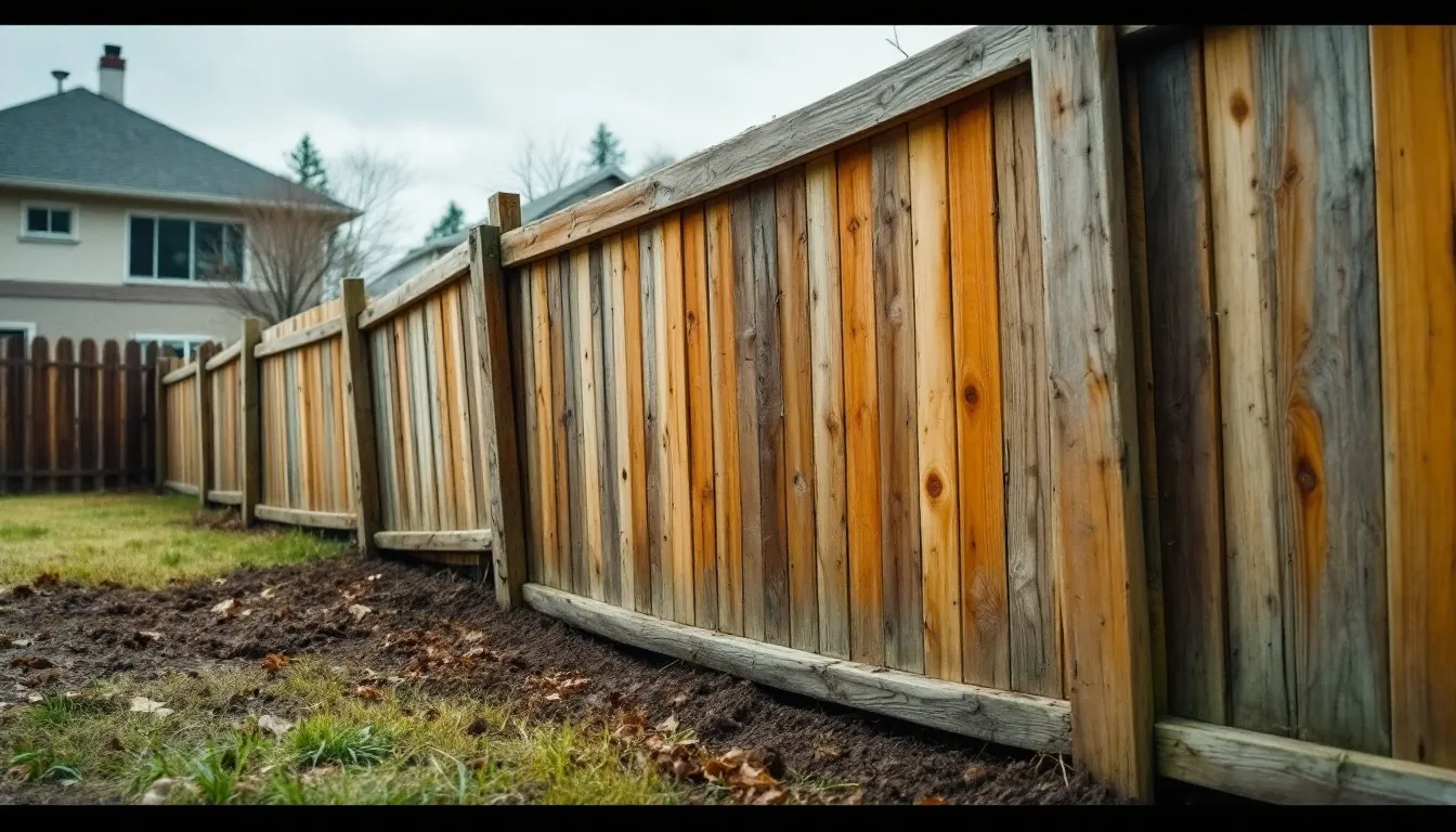 Leaning or Tilting Fence Posts