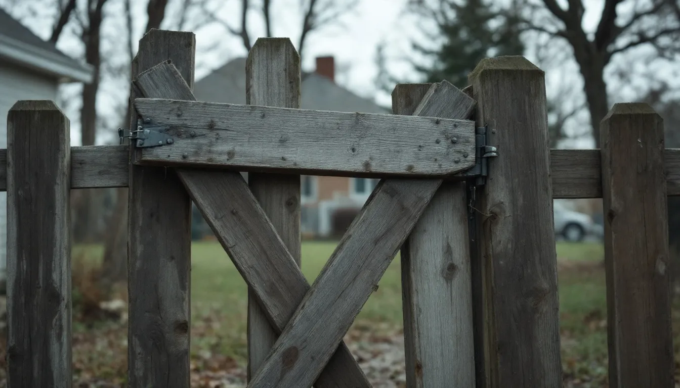 Sagging or Broken Fence Gate